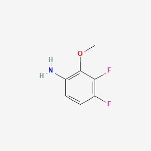 Structuur - 3,4-Difluoro-2-methoxyaniline, 96%