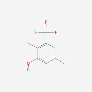 Structuur - 2,5-Dimethyl-3-(trifluoromethyl)phenol, 95%