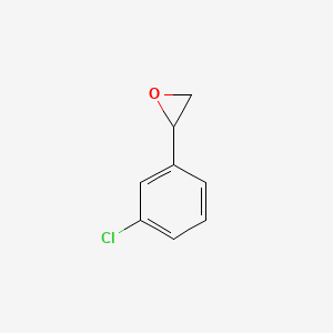 Structuur - 2-(3-Chloro-phenyl)-oxirane, 95%