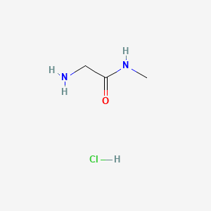 Structuur - H-Gly-NHMe*HCl. N-Methyl-glycine amide hydrochloride. 