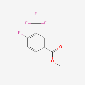 Structuur - Methyl 4-fluoro-3-(trifluoromethyl)benzoate, 95%