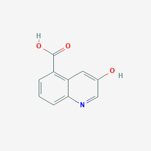 Structuur - 3-Hydroxyquinoline-5-carboxylic acid, 95%