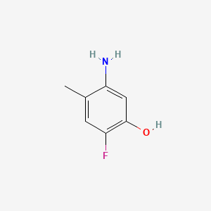 Structuur - 5-Amino-2-fluoro-4-methylphenol