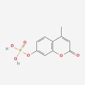 Struktura - 4-Methyl-2-oxo-2H-chromen-7-yl dihydrogen phosphate, 98%