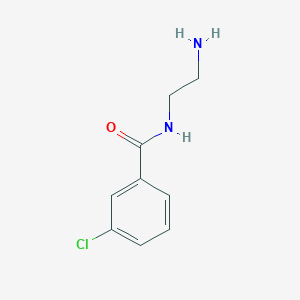 Struktura - N-(2-aminoethyl)-3-chlorobenzamide, 95%