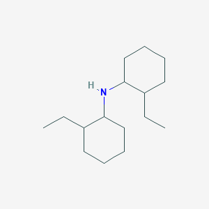 Struktura - 2-Ethyl-N-(2-ethylcyclohexyl)cyclohexan-1-amine, 95%
