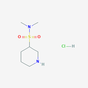 Struktura - N,N-Dimethylpiperidine-3-sulfonamide hydrochloride, 95%