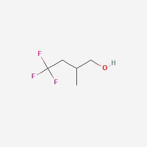 Struktura - 2-Methyl-4,4,4-trifluorobutanol, 95%