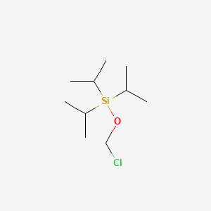 Struktura - (Triisopropylsiloxy)methyl chloride, 85%