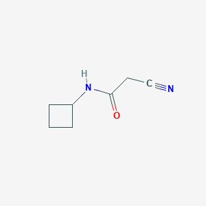 Struktura - 2-Cyano-N-cyclobutyl-acetamide, 95%