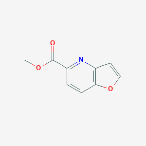 Struktura - Methyl furo[3,2-b]pyridine-5-carboxylate