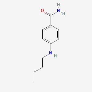 Struktura - 4-(Butylamino)benzamide