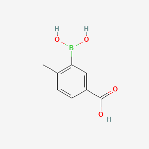 Struktura - 3-Borono-4-methylbenzoic acid