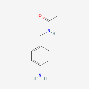Struktura - N-[(4-Aminophenyl)methyl]acetamide, N-2-(4-AMINOPHENYL)ETHYL ACETAMIDE