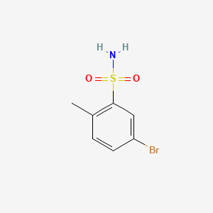 Struktura - 5-Bromo-2-methylbenzenesulfonamide