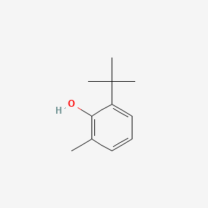 Struktura - 2-(tert-Butyl)-6-methylphenol, 6-tert-butyl-o-cresol