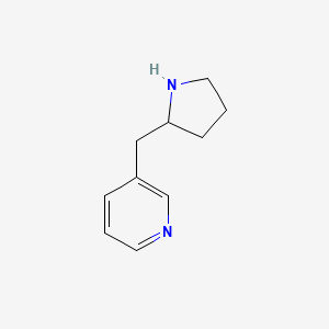 Struktura - 3-(Pyrrolidin-2-ylmethyl)pyridine, 95%