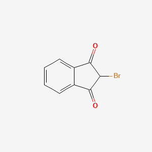 Struktura - 2-Bromo-1,3-indanedione, 97%
