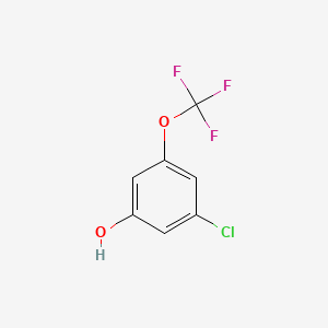 Struktura - 3-Chloro-5-(trifluoromethoxy)phenol, 95%