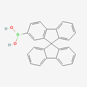 结构 - 9,9'-Spirobi[fluoren]-2-ylboronic acid, 98%