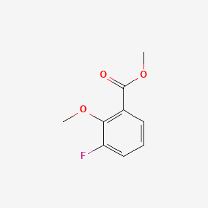 结构 - Methyl 3-fluoro-2-methoxybenzoate, ≥95%