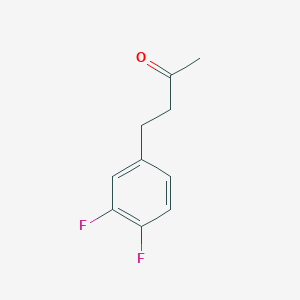 结构 - 4-(3,4-Difluorophenyl)butan-2-one, 95%