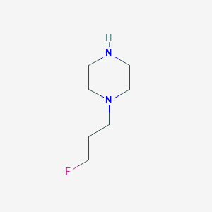 结构 - 1-(3-Fluoropropyl)piperazine, 95%