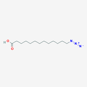 结构 - 13-Azido-tridecanoic acid, 95%