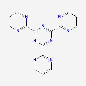 结构 - 2,4,6-Tri(pyrimidin-2-yl)-1,3,5-triazine, 98%