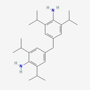 结构 - 4,4'-Methylenebis(2,6-diisopropylaniline), 98%