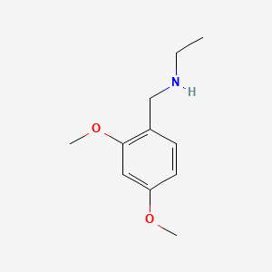 结构 - [(2,4-dimethoxyphenyl)methyl](ethyl)amine