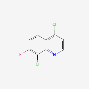 结构 - 4,8-Dichloro-7-fluoroquinoline