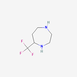 结构 - 5-(Trifluoromethyl)-1,4-diazepane