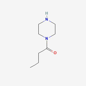 结构 - 1-(Piperazin-1-yl)butan-1-one, 1-Butanone,1-(1-piperazinyl)