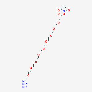 结构 - N3-PEG9-SPA