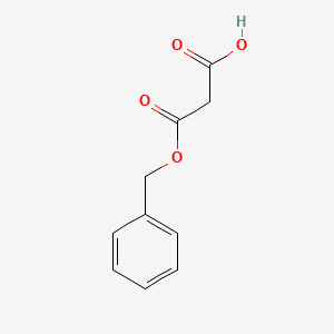 结构 - 3-(Benzyloxy)-3-oxopropanoic acid, mono-Benzyl malonate