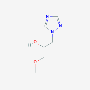 结构 - 1-Methoxy-3-(1h-1,2,4-triazol-1-yl)propan-2-ol