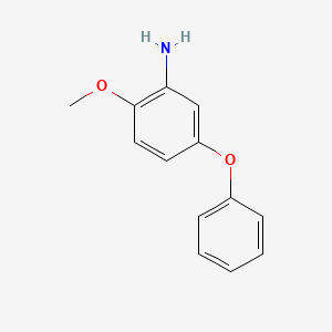 结构 - 2-Methoxy-5-phenoxyaniline, 5-PHENOXY-O-ANISIDINE