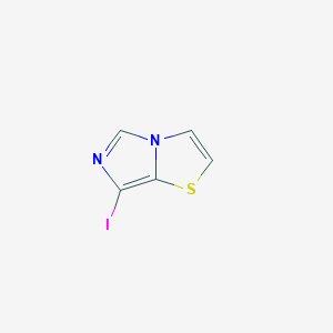 结构 - 7-Iodoimidazo[4,3-b][1,3]thiazole, 7-iodoimidazo[5,1-b]thiazole