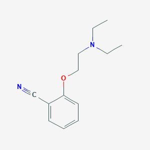 结构 - 2-[2-(Diethylamino)ethoxy]benzonitrile, 95%