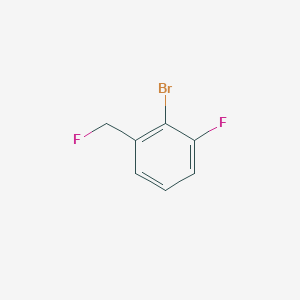 结构 - 2-Bromo-3-fluorobenzyl fluoride, 95%