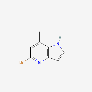 结构 - 5-Bromo-7-methyl-4-azaindole, 95%