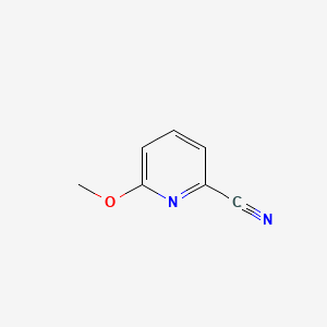 结构 - 6-Methoxypyridine-2-carbonitrile, 98%