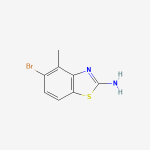 结构 - 5-Bromo-4-methylbenzo[d]thiazol-2-amine, 97%