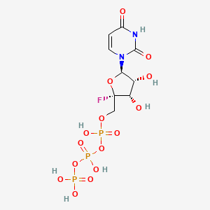 Struktur - 4'-Fluorouridine triphosphate, 4'-F-UTP
