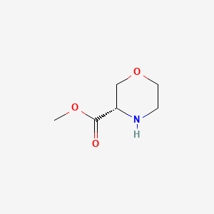 Struktur - Methyl (S)-3-Morpholinecarboxylate, 97%