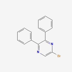 Struktur - 5-Bromo-2,3-diphenylpyrazine, 97%