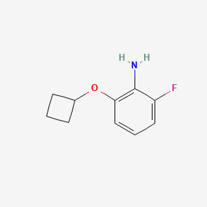 Struktur - 2-Cyclobutoxy-6-fluoroaniline, 95%