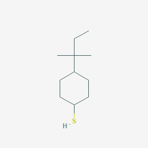Struktur - 4-(2-Methylbutan-2-yl)cyclohexane-1-thiol, 95%