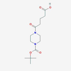 Struktur - N-Boc-piperazine-C3-COOH, 99+%